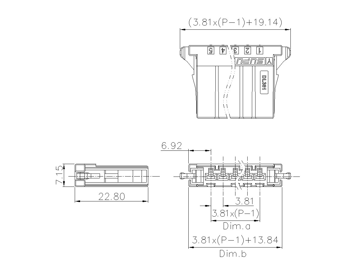 动态接插件连接器DL381H1XXM-BK-0Y10(02-10)-速普电子