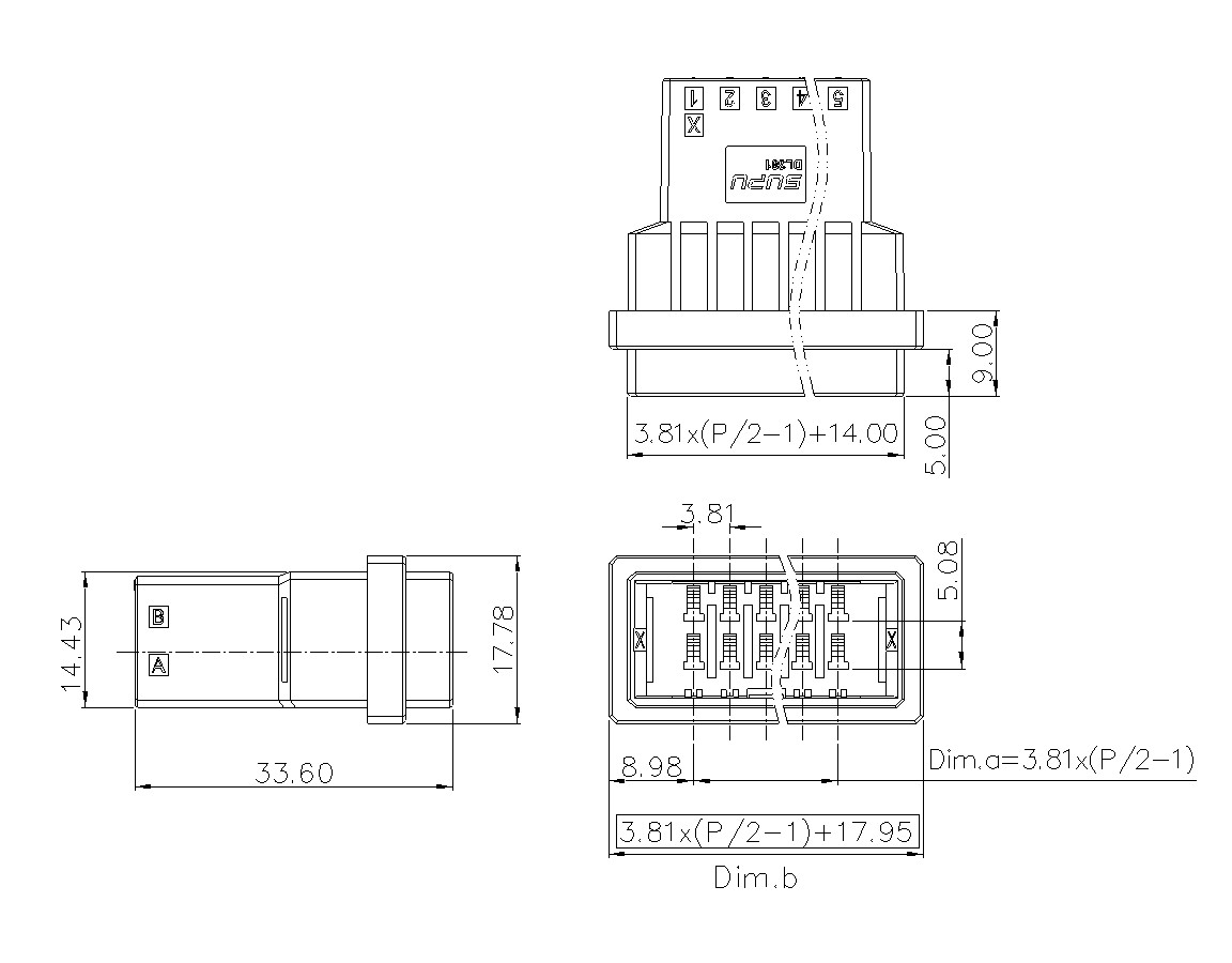 动态接插件连接器DL381H2XXF-BK-0X10(06-20)-速普电子