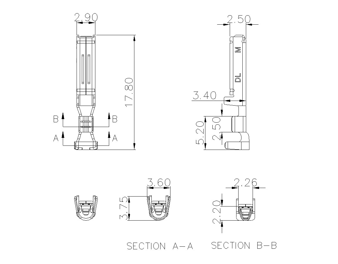 动态接插件连接器DL508V30F-03-0500-速普电子